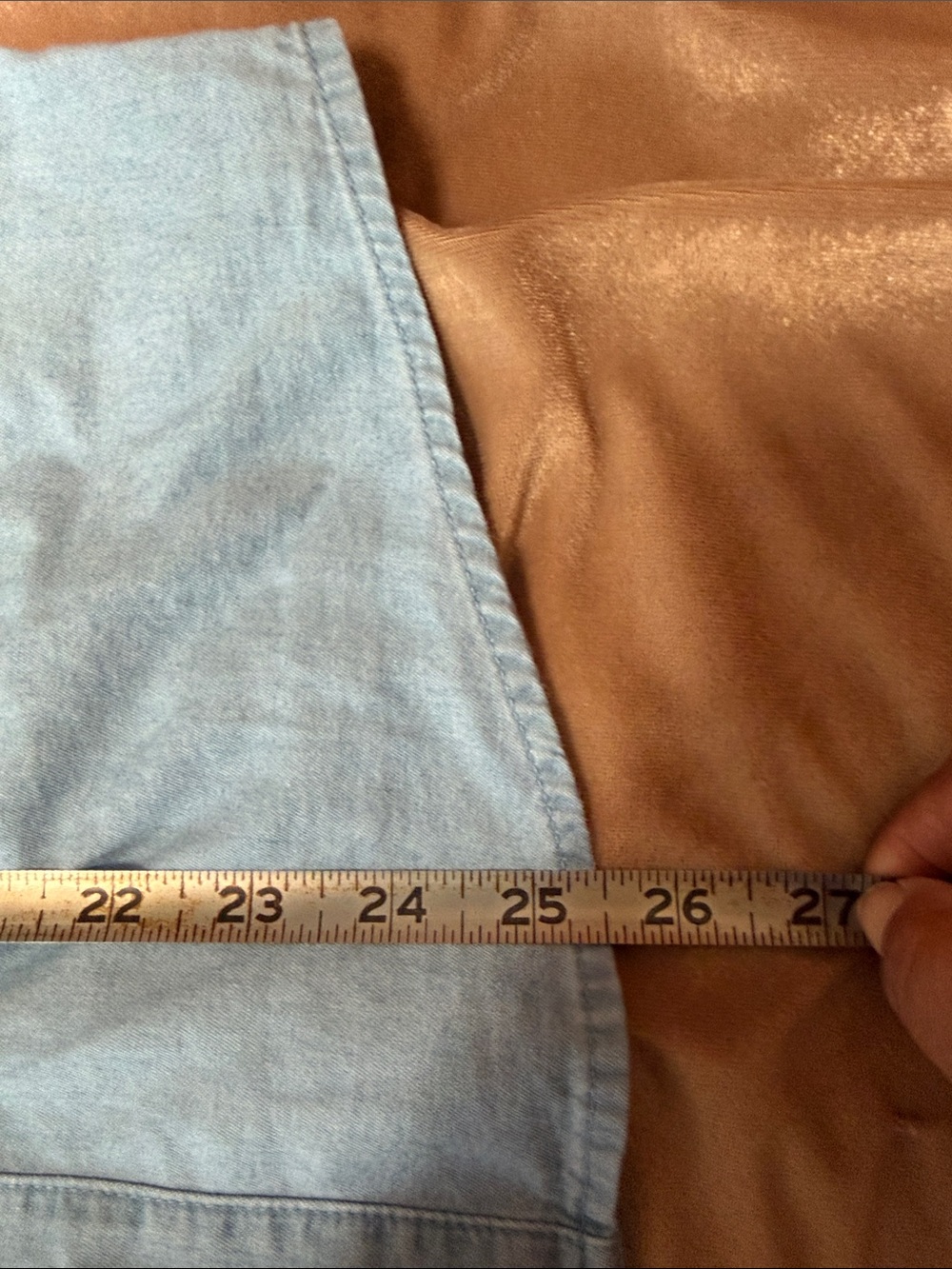 Who What Wear Light Blue Button-Down Shirt - Picture 5 of 6